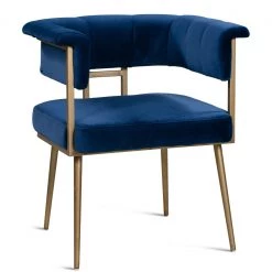 TOV BIANCA VELVET ARM CHAIR