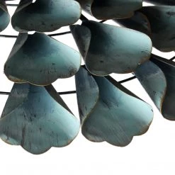 MOES BIG BLUE BLOSSOM METAL WALL ART