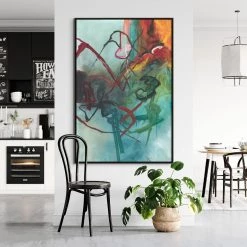 L ART "BILINGUAL RANT" CANVAS ART