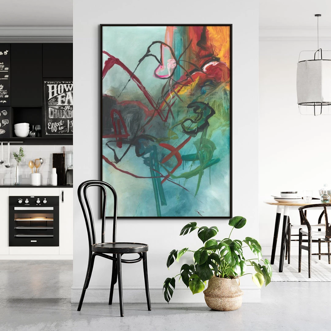 L ART "BILINGUAL RANT" CANVAS ART 2 L ART "BILINGUAL RANT" CANVAS ART