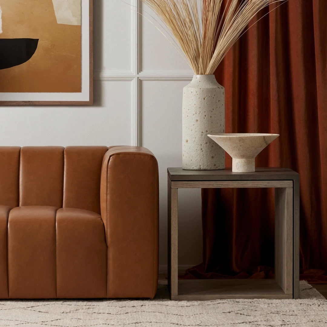 FOUR HANDS BINA OAK + CONCRETE END TABLE Furniture 2 FOUR HANDS BINA OAK + CONCRETE END TABLE Furniture