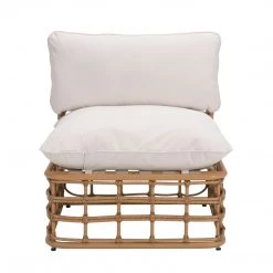 ZUO BLANCHE SYNTHETIC RATTAN POLE MODULAR OUTDOOR SOFA
