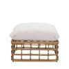 ZUO BLANCHE SYNTHETIC RATTAN POLE OTTOMAN Outdoor