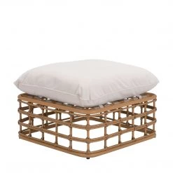 ZUO BLANCHE SYNTHETIC RATTAN POLE MODULAR OUTDOOR SOFA