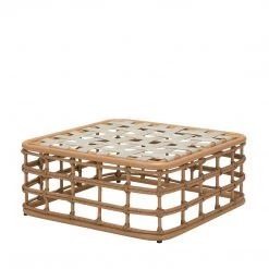 ZUO BLANCHE SYNTHETIC RATTAN POLE OTTOMAN Outdoor 9 ZUO BLANCHE SYNTHETIC RATTAN POLE OTTOMAN Outdoor