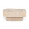 FOUR HANDS BLANCO BLEACHED BURL COFFEE TABLE
