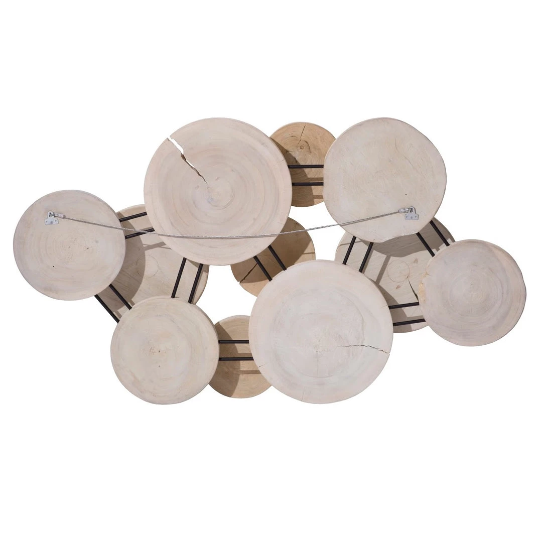 PHILLIPS COLLECTION BLEACHED WOOD CLOUD DIMENSIONAL WALL ART Wall Sculptures + Decor 4 PHILLIPS COLLECTION BLEACHED WOOD CLOUD DIMENSIONAL WALL ART Wall Sculptures + Decor