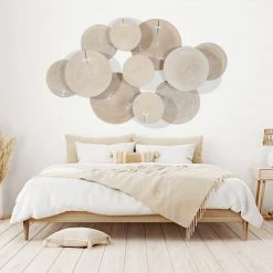 PHILLIPS COLLECTION BLEACHED WOOD CLOUD DIMENSIONAL WALL ART Wall Sculptures + Decor 7 PHILLIPS COLLECTION BLEACHED WOOD CLOUD DIMENSIONAL WALL ART Wall Sculptures + Decor