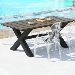 ZUO Furniture BODEGA OUTDOOR DINING TABLE