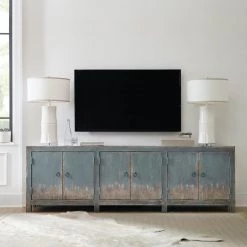HOOKER Furniture BOHEME RUSTIC FRENCH BLUE MEDIA CONSOLE