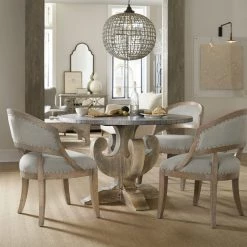 HOOKER Furniture BOHEME ZINC TOP ROUND DINING TABLE