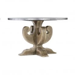 HOOKER Furniture BOHEME ZINC TOP ROUND DINING TABLE