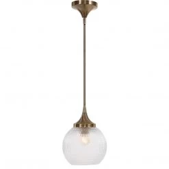 UTTERMOST BOLLA AGED BRASS MINI PENDANT