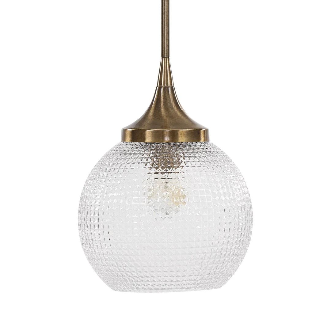 UTTERMOST BOLLA AGED BRASS MINI PENDANT 3 UTTERMOST BOLLA AGED BRASS MINI PENDANT