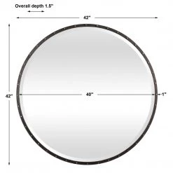 UTTERMOST BOLTED ROUND MIRROR Mirrors