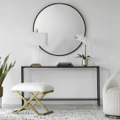 UTTERMOST BOLTED ROUND MIRROR Mirrors