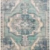 SURYA KINNARA DISTRESSED RUG: BLUE