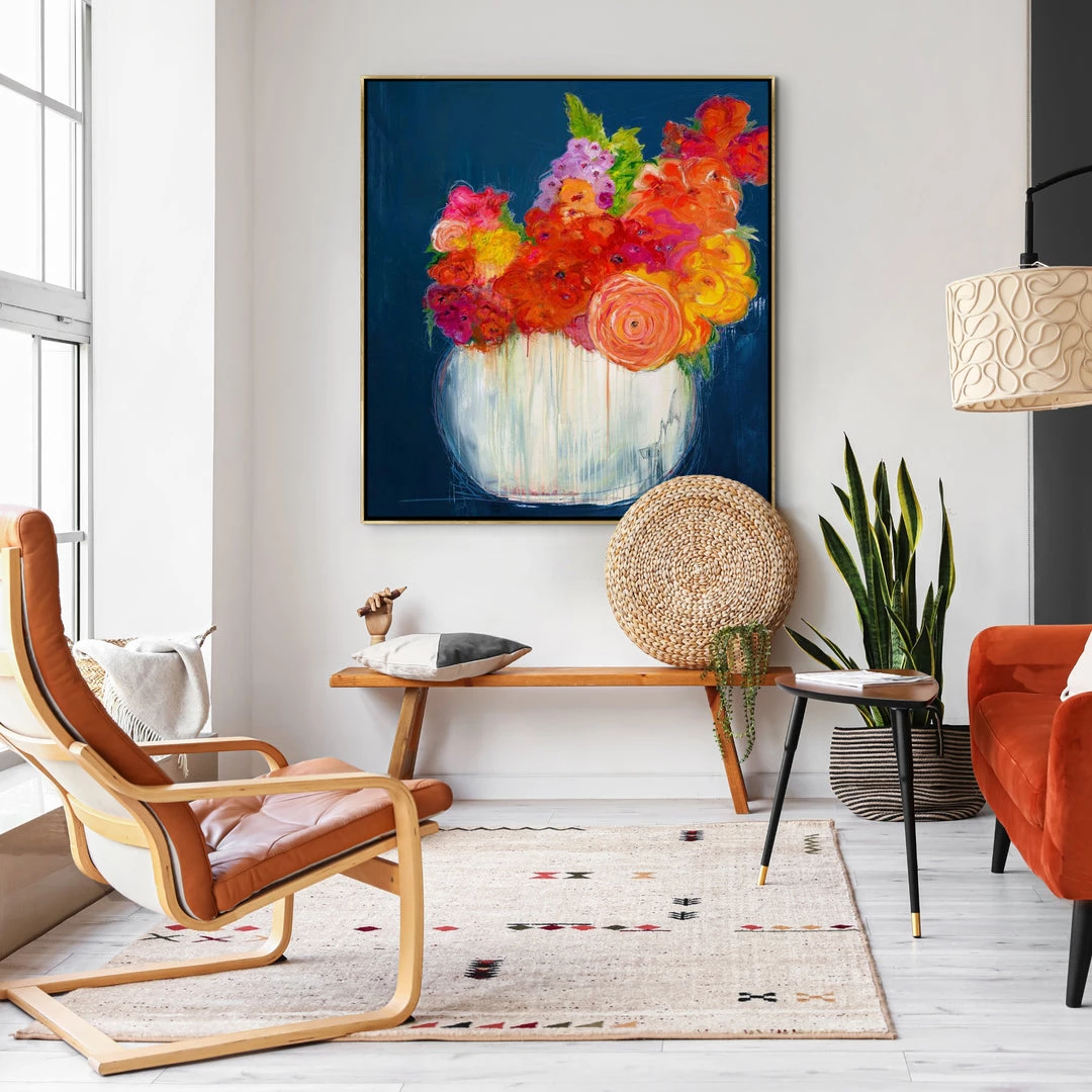 L ART Wall Art "BOUQUET" CANVAS ART 2 L ART Wall Art "BOUQUET" CANVAS ART