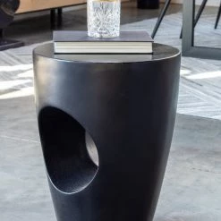 MOES NOMO CONCRETE STOOL: BLACK Living Room 10 MOES NOMO CONCRETE STOOL: BLACK Living Room