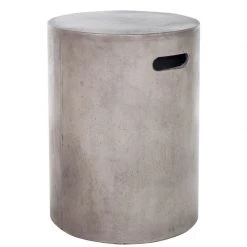 URBIA Living Room CONCRETE CYLINDER STOOL