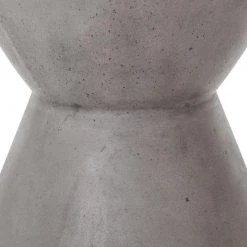 MOES Living Room CONCRETE HOURGLASS STOOL