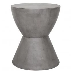 MOES Living Room CONCRETE HOURGLASS STOOL