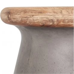 MOES Living Room CONRETE SHROOM STOOL