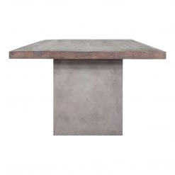 MOES 8' KAIA OAK + CONCRETE DINING TABLE Kitchen + Dining