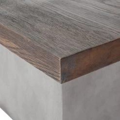 MOES 8' KAIA OAK + CONCRETE DINING TABLE Kitchen + Dining