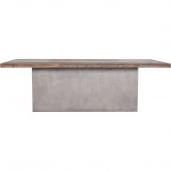 MOES 8' KAIA OAK + CONCRETE DINING TABLE Kitchen + Dining