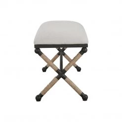 UTTERMOST BRADDOCK NATURAL CANVAS BENCH 7 UTTERMOST BRADDOCK NATURAL CANVAS BENCH