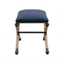 UTTERMOST Furniture BRADDOCK SMALL BENCH: NAVY 6 UTTERMOST Furniture BRADDOCK SMALL BENCH: NAVY
