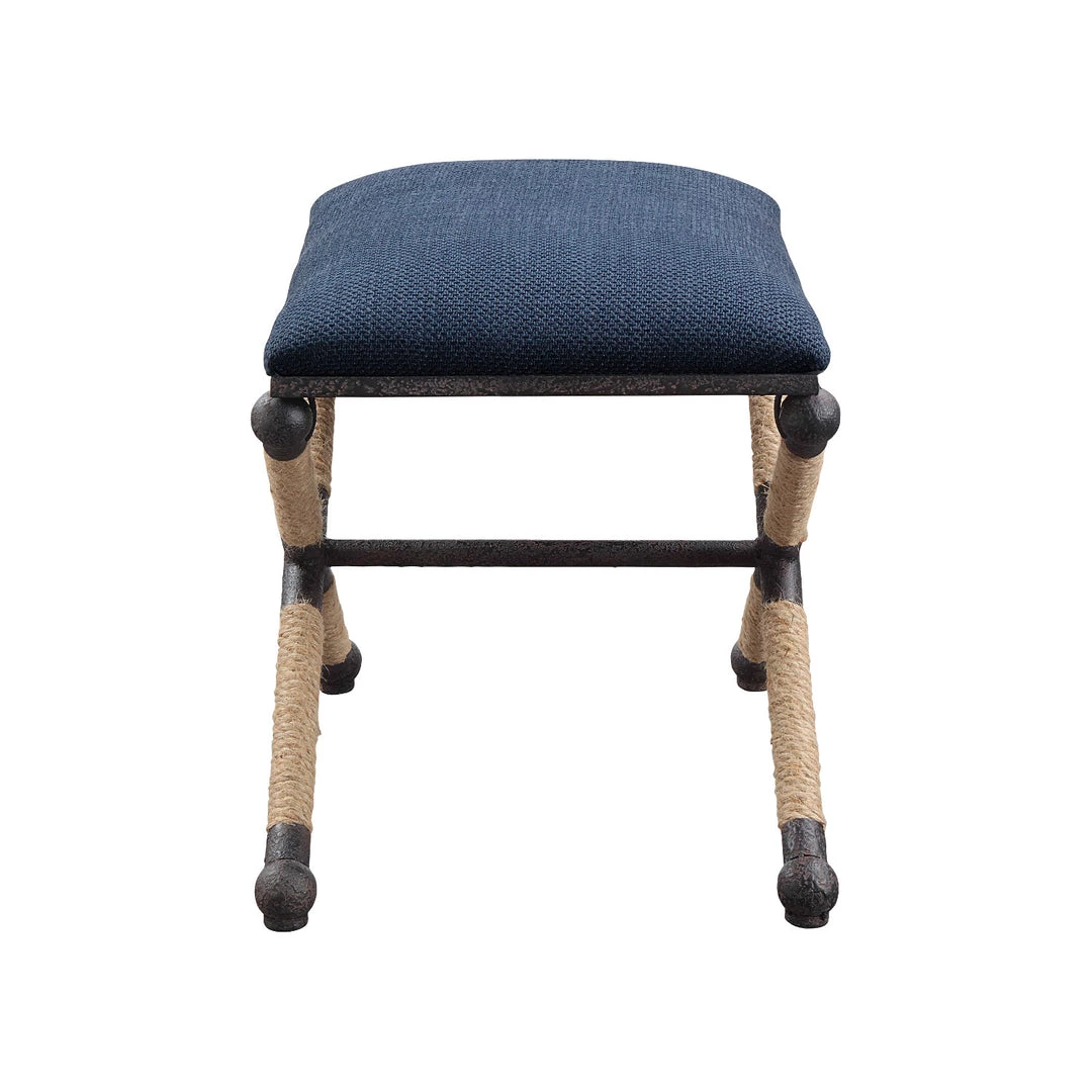 UTTERMOST Furniture BRADDOCK SMALL BENCH: NAVY 3 UTTERMOST Furniture BRADDOCK SMALL BENCH: NAVY