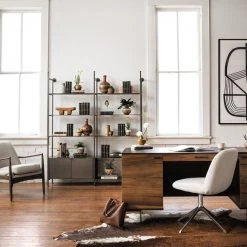 FOUR HANDS Furniture BRADEN ARM CHAIR: LIGHT CAMEL