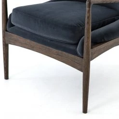 FOUR HANDS BRADEN SHADOW VELVET ARM CHAIR Furniture