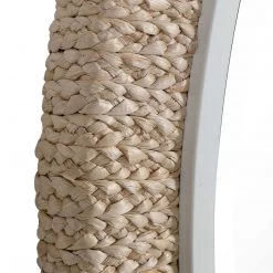 UTTERMOST BRAIDED BANANA LEAF ROUND MIRROR