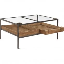 UTTERMOST Living Room BRANDO TRAY SHELF COFFEE TABLE
