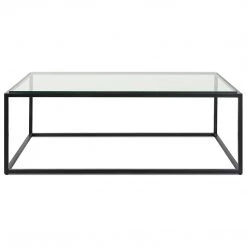 UTTERMOST BRAVERA COFFEE TABLE: BLACK Furniture