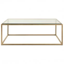 UTTERMOST BRAVERA COFFEE TABLE: GOLD Furniture
