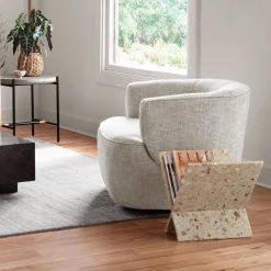 FOUR HANDS BRAZOS DOVE SWIVEL CHAIR