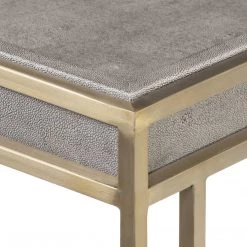 UTTERMOST Furniture BRIDGES FAUX SHAGREEN CONSOLE TABLE