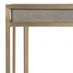 UTTERMOST Furniture BRIDGES FAUX SHAGREEN CONSOLE TABLE