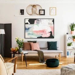 L ART "BRIGHTEN MY DAY" CANVAS ART Wall Art