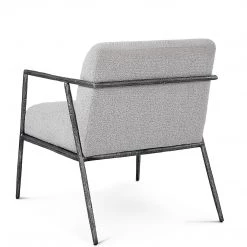 UTTERMOST BRISBANE IVORY-GREY BOUCLE ACCENT CHAIR Furniture 9 UTTERMOST BRISBANE IVORY-GREY BOUCLE ACCENT CHAIR Furniture