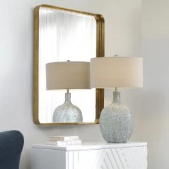 UTTERMOST BRITTA ANTIQUE GOLD VANITY MIRROR Mirrors