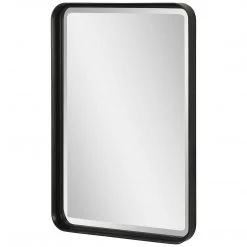 UTTERMOST Mirrors BRITTA MATTE BLACK VANITY MIRROR