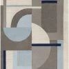 SURYA DERRICK TUFTED WOOL RUG: BLUE HAZE, GREY