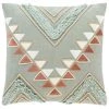 SURYA KALAHARI MINT EMBROIDERED PILLOW