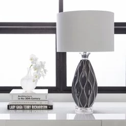 SURYA CHARLOTTE LAMP: GRAY Lighting