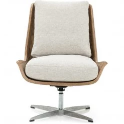 FOUR HANDS BURBANK BENTWOOD SWIVEL CHAIR Furniture